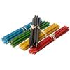 Diveevo Set di 50 candele rituali in cera d'api: giallo, nero, rosso, verde, blu. L - 16 cm, D-5 mm. Tempo di combustione: 30 min. Naturali, senza gocce, senza fumo, qualità chiesa. N140