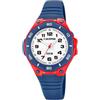 Calypso Watches Calypso Orologio Bambino Analogico - Caucciù Blu - Movimento al Quarzo - Vetro Resistente - Impermeabile 10 ATM - Sweet Time - K5758/1