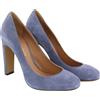 EMPORIO ARMANI X3E340 Décolleté Donna EU37 In Camoscio Blu A Punta Quadrata