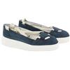 EMPORIO ARMANI X3X085 Scarpe Donna EU37 Blu Scamosciato Tacco Alto Allacciate