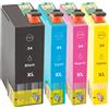 TonerPartner Confezione multipla compatibile con Epson 34 XL include 4 cartucce d'inchiostro
