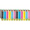 TonerPartner Confezione multipla compatibile con Epson T0801 include 12 cartucce d'inchiostro