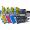 TonerPartner Confezione multipla compatibile con Brother LC3-211 include 4 cartucce d'inchiostro