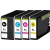 TonerPartner La confezione multipla compatibile con Canon PGI-2500XL include 4 cartucce d'inchiostro