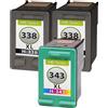 TonerPartner La confezione multipla compatibile con HP SD449EE / 338+343 include 3 cartucce per testine di stampa