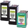 TonerPartner La confezione multipla compatibile con 350XL / 351 include 3 cartucce per testine di stampa