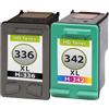 TonerPartner La confezione multipla compatibile con HP 336 / 342 include 2 cartucce per testine di stampa