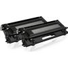 TonerPartner Il set risparmio sostitutivo Brother TN-2120 contiene 2 cartucce toner
