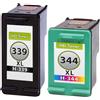 TonerPartner Confezione multipla compatibile con HP 339+344 include 2 cartucce per testine di stampa