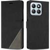 SONWO Cover per Honor X8B, Flip Caso in PU Pelle Case Cover Custodia con Slot per Schede e Supporto Stand per Honor X8B, Nero