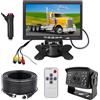 HUACANG HCACANG Telecamera Posteriore Retromarcia e Monitor LCD HD 12V 24V