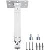 Suptek Supporto Videoproiettore a Soffitto, Rotazione 360° Inclinazione 90° fino a 13,6kg/30lbs, Estensibile 34-54cm, Supporto Proiettore (Bianco) - PR05MINIW