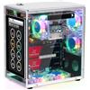 Freenove Raspberry Pi 5 NAS Case Kit, Quad M.2 NVMe SSD Slots, 5 PWM ARGB Fans Light Sync, CPU Tower Cooler, 4.3 Touchscreen, Stereo Speakers, 3.5 mm Audio (SSD NOT Included)