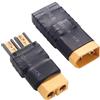 Lyeteung 2 Pezzi XT60 a Compatibile con TRX Adattatore, Compatibile con Traxxas Femmina / Maschio a XT60 Femmina / Maschio Connettori, per Batteria RC LiPo