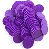 Smartdealspro 40 mm plastica opaca contatori di apprendimento fiches gettoni giochi di poker con scatola portaoggetti (viola)
