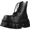 New Rock Combat Boots Unisex Stivali Platform - 36 EU