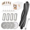 VOUPRONGZY 20 Pezzi per Dreame L20 Ultra / L20 Ultra Complete Kit Accessori Robot Aspirapolvere Accessori con 1 Spazzola Rullo in Gomma, 6 Spazzole Laterali, 4 Panni Mop, 4 Filtri, 4 Sacchetti,1 Spazzola Pulizia