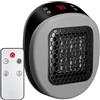 Deedlite Luna Heater - Prese termoventilatori - Mini riscaldamento portatile con regolazione precisa della temperatura (15 - 32 °C) - Protezione contro il surriscaldamento e il ribaltamento - Silenzioso e a