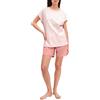 CALIDA Set Pigiama Donna Ornament Nights – Cotone Biologico Morbidissimo