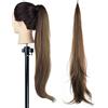 IMISSU Estensione coda di cavallo lunga Coda di cavallo Accessorio per posticci per capelli flessibile Capelli graziosi sulla festa (Marrone solido)