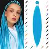 ShowJarlly Extension Per Treccine Africane 30 Pollici Capelli Per Treccine Africane 1 Pack Extension Treccine Africane Yaki Texture Treccine Africane Extensions Braiding Hair Blue#