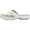 Clarks Brinkley Sea Womens White Synthetic, 8