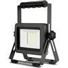 REV Faretto LED da costruzione, 20 W, 1700 lm, IP65, 6500 K, in alluminio resistente, per cantieri, officina e cantina, cavo in gomma, 1,5 m, colore: antracite
