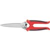 FELCO 456 Forbici Multiuso, Lame Curve in Acciaio Inossidabile, Lama Seghettata per Presa Sicura, Strumento da Taglio Multiuso per Giardino e Casa, Forbici di Precisione Premium