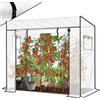 Sekey Serra per pomodori e balconi, 200 x 170 x 77 cm, stabile e traspirante, colore: bianco