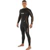 SEAC Feel-S Man 3mm - Muta da uomo in neoprene UltraStretch 3 mm, con cerniera posteriore YKK, cuciture Flatlock e ginocchiere rinforzate - Muta sub, snorkeling e freediving