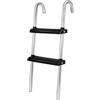 Ultrasport Scala trampolino, per trampolino giardino, da appendere, gradini extra larghi, utilizzato piedi nudi, estremamente stabile, per trampolini di Ø 183-244 cm, Resistente UV e agli atmosferici