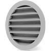 calimaero® WSGG Griglia Aerazione Tonda 160mm Griglia Ventilazione con Zanzariera Fusione di Alluminio Griglia di Ventilazione per Case Mobili, Casette da giardino, Stabile ai raggi UV, Antiruggine