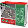 Konstsmide 1772-133 - Catena luminosa a LED, con 10 diodi a luce bianca calda, per interni (USB), 0,64 W, cavo trasparente