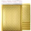 NaXew Buste imbottite A5, con buste postali a bolle d'aria in polietilene facilmente staccabili e sigillabili Buste postali con imballaggio protettivo imbottito 152 x 229 cm (Oro A5, 10 pezzi)