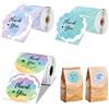 KOSLEOW Etichette Termiche Autoadesive a Forma di Fiore, 50mm x 50mm, 3 Rotoli, Compatibile con Phomemo M110 M221 M120 M260 M150 M250 M220, Impermeabili per Pasticceria, Regali, Indirizzi