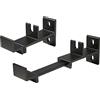 EXCEL LIFE Supporto da parete per soundbar regolabile, staffa universale per montaggio sotto TV, compatibile con Soundbar Sonos, Samsung, LG, VIZIO, Bose, Roku, nero