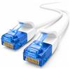 1aTTack.de, 660295 Cat6, Cavo di rete Cat.6, 0,5 m, cavo patch slim, diametro piccolo, molto flessibile, 1000 Mbit/s, 1 pezzo, bianco