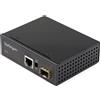 StarTech.com Media Converter fibra ottica a Ethernet - Convertitore industriale da rame 1Gbps SFP RJ45/Cat6 IP-30 [IMC1GSFP]