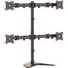 StarTech.com Supporto Articolabile VESA per 4 Montor - Stand Schermi fino a 27" [ARMBARQUAD]