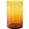 HK LIVING - Bicchiere Tube - Arancione - Vetro ruvido