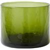 HK LIVING - Bicchiere Tube - Verde - Vetro ruvido