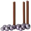HK LIVING - Candeliere Bubble - Viola - Ferro