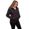 Bikers Gear Australia Giacca moto per donna con cappuccio interamente foderate Dupont Kevlar - - fibre elastolefina - CE-protezioni nero 34