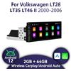 Barlckxs 1 Din Android Radio per VW Volkswagen LT28 LT35 LT46 2 II 2000-2006 Carplay Autoradio Auto 6.86 "Stereo Car Multimedia GPS BT