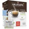 LOLLOCAFFE Capsule Di Caffè Cialde Lollo Miscela Argento, Confezione Da 150, Espresso Compatibile Con Macchine Nespresso