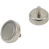 FIRST4MAGNETS N42 Neodymium Pot Magnet Con Stallone M4 Per Arti, Mestieri, Creazione Di Modelli, Fai -Da -Te, Hobby, Ufficio E Casa - 20mm Dia x 7mm Di Spessore - 15,8kg