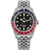 watchdives Orologi GMT Uomo, WD6542 Orologio Uomo NH34 Automatico Orologio Da Polso 38mm Vetro Zaffiro Bombato A Bolla Orologi 100M Impermeabile