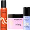 TWISTY Set Styling - Crema Ricci, Schiuma Capelli e Curl Booster - Kit Completo per Capelli Ricci e Mossi Definiti