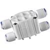 F&T TF Touch Futu - Valvola di spegnimento automatico a 4 vie, 1/4 porte, per sistema di filtraggio dell'acqua a osmosi inversa RO