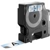 DYMO Nastro DYMO laminato nero su trasparente S0720820 45800 19mm x 7m, Standard-D1-ruolo